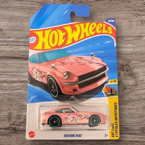  Mô hình xe JFN33 Hot Wheels Datsun 240Z- Pink 
