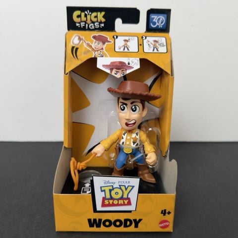  Mô hình Disney Pixar Toy Story Click Figs Sheriff Woody - 3.5inch 