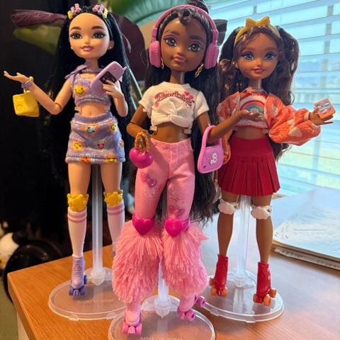  Búp bê JFX98 Barbie Dream Besties Teresa Roller Skating Fashion Doll 