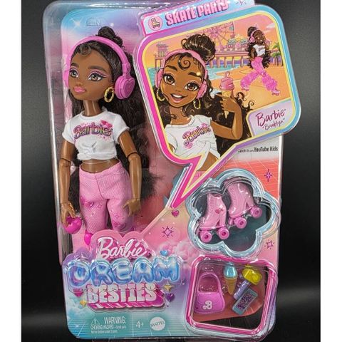  Búp bê JFX97 Barbie Dream Besties Roller Skate Brooklyn Doll 