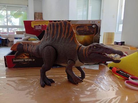  Khủng long JGB57 Jurassic World Rebirth Tail Thrasher Spinosaurus Action Figure 