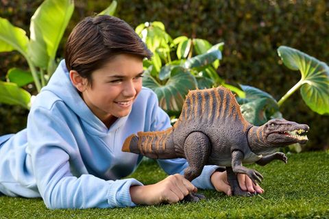  Khủng long JGB57 Jurassic World Rebirth Tail Thrasher Spinosaurus Action Figure 