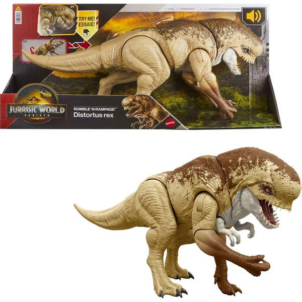 JGB58 Jurassic World Rebirth Distortus Rex Dinosaur Toy