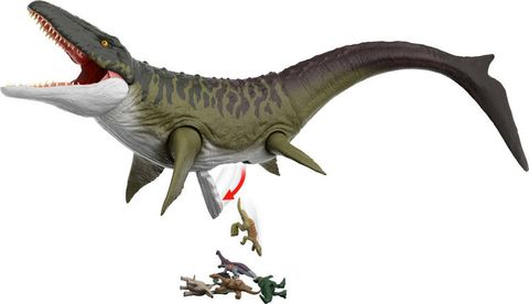  Khủng long JGB51 Jurassic World Rebirth Super Colossal Mosasaurus Action Figure 