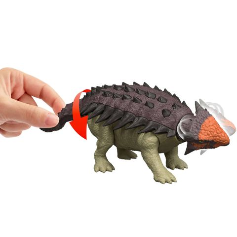  Khủng long JGB90 Jurassic World Rebirth Wild Roar Ankylosaurus Dinosaur 