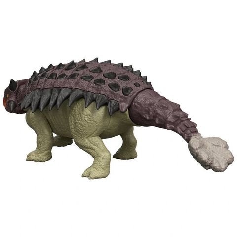  Khủng long JGB90 Jurassic World Rebirth Wild Roar Ankylosaurus Dinosaur 
