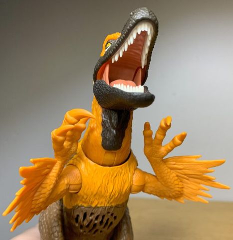  Khủng long JGC80 Jurassic World Rebirth Wild Roar Utahraptor Dinosaur 