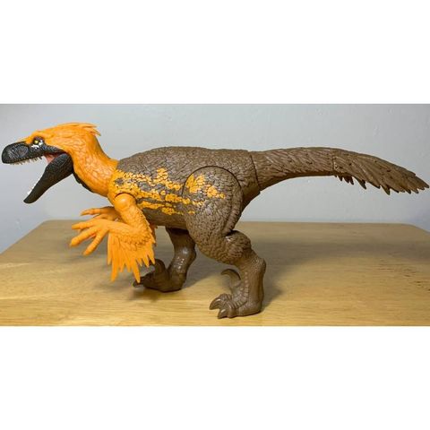  Khủng long JGC80 Jurassic World Rebirth Wild Roar Utahraptor Dinosaur 