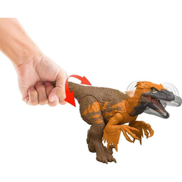 JGC80 Jurassic World Rebirth Wild Roar Utahraptor Dinosaur