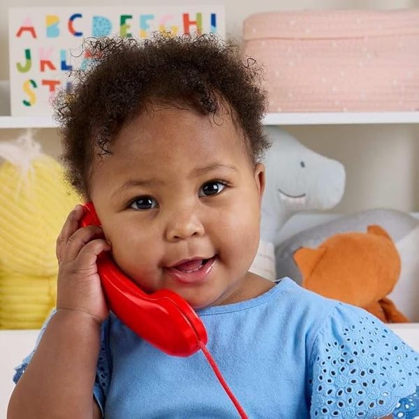 JGG97 Fisher-Price Mattel 80th Anniversary Red Chatter Phone