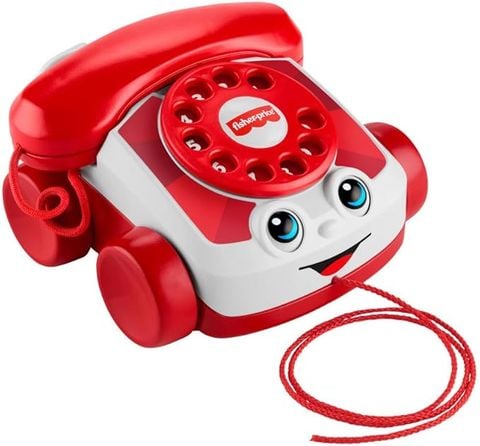  Đồ chơi điện thoại JGG97 Fisher-Price Mattel 80th Anniversary Red Chatter Phone 