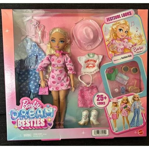  Bộ búp bê JGH87 Dream Besties Festival looks Barbie 