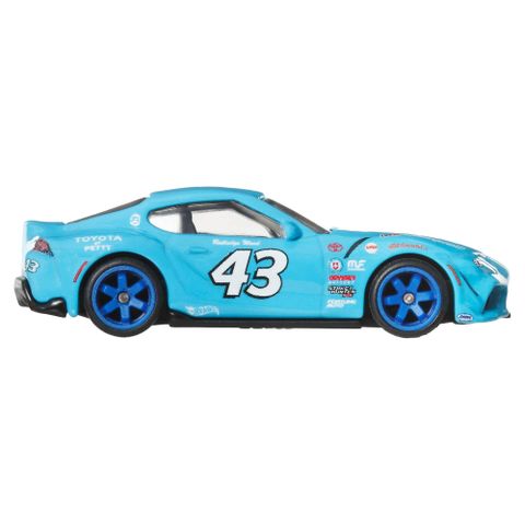  Mô hình xe JHW34 Hot Wheels Boulevard 2021 Toyota GR Supra Blue 
