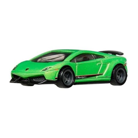  Mô hình xe JHW33 Hot Wheels Boulevard Lamborghini Gayard LP 570-4 Super Legera Green 