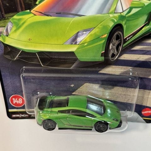  Mô hình xe JHW33 Hot Wheels Boulevard Lamborghini Gayard LP 570-4 Super Legera Green 