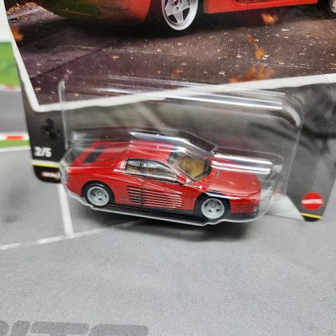  Mô hình xe JKF00 Hot Wheels Car Culture Modern Classics Ferrari Testa Rossa Red 
