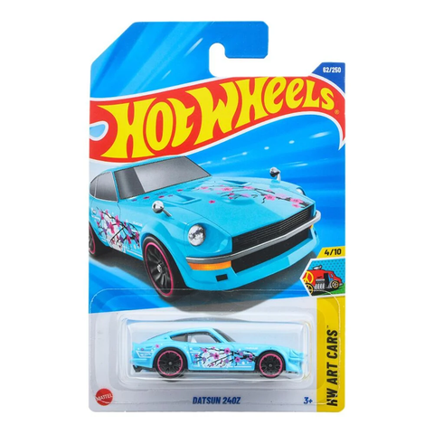  Xe mô hình JKJ81 Hot Wheels Basic Car Datsun 240Z Blue 