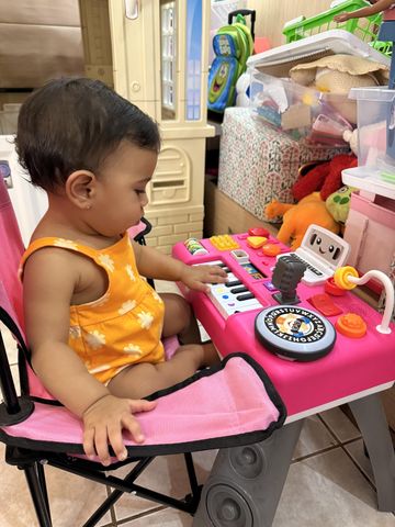  Bàn chơi nhạc JMC59 Fisher-Price Baby & Toddler Toy Laugh & Learn DJ Table 