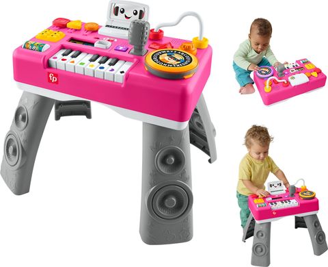  Bàn chơi nhạc JMC59 Fisher-Price Baby & Toddler Toy Laugh & Learn DJ Table 