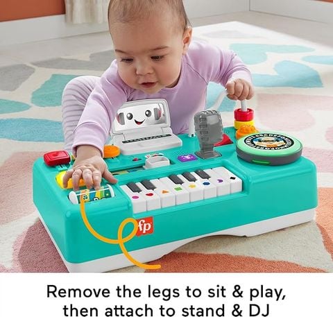  Bàn chơi nhạc Fisher-Price Baby & Toddler Toy Laugh & Learn DJ Table 