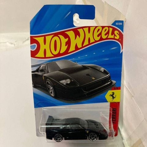  Mô hình xe JMX24 Hot Wheels Basic Ferrari F40 Competitor Black 