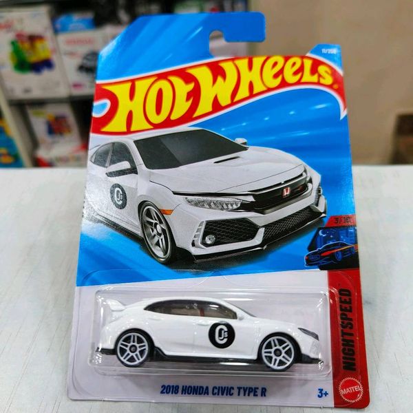 Mô hình xe JMX20 23win04 2018 Honda Civic Type R White