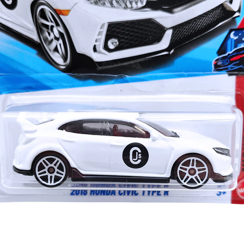  Mô hình xe JMX20 Hot Wheels 2018 Honda Civic Type R White 