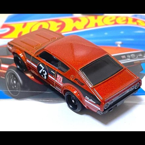  Mô hình xe JMX12 Hot Wheels Nissan Skyline 2000GT-R Orange 