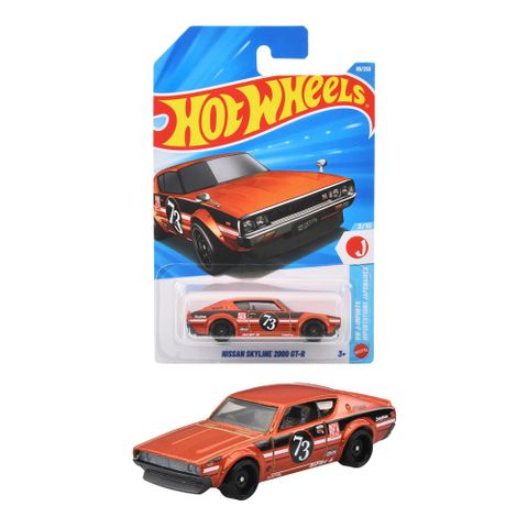  Mô hình xe JMX12 Hot Wheels Nissan Skyline 2000GT-R Orange 