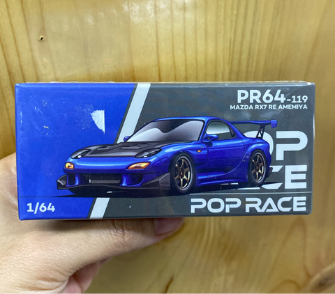  Poprace #PR640119 MAZDA RX-7 (FD3S) RE-AMEMIYA WIDEBODY METALLIC BLUE 