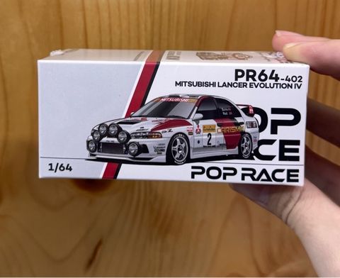  Pop Race PR640402 MITSUBISHI LANCER EVOLUTION IV - 1998 MONTE CARLO RALLY 