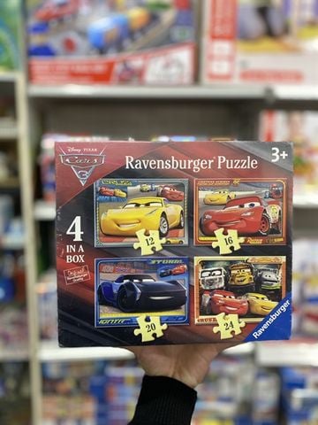 RV06894 4 Bộ xếp hình puzzle Cars 4 bộ 12/16/20/24 mảnh Ravensburger 