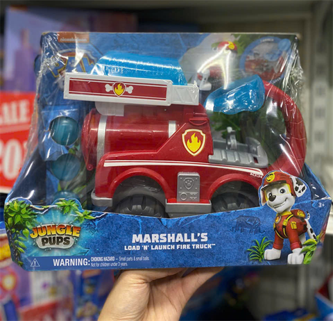  Xe cứu hỏa Paw Patrol - Jungle PUPS - Marshall's Elephant Deluxe Car 