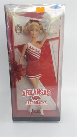 Barbie Collector University of Arkansas Doll 