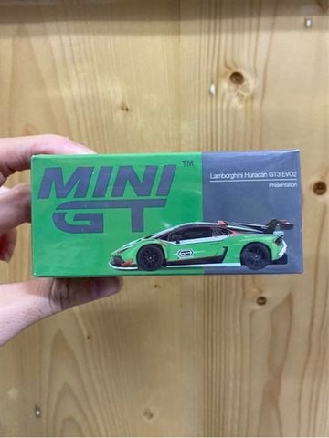  MINI GT 1/64 Lamborghini Huracan GT3 EVO2 Presentation Left Handle 