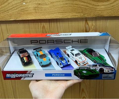  8502105002 Bộ 5 Đồ Chơi Xe Mô Hình MAJORETTE Porsche 5 Pieces Giftpack 