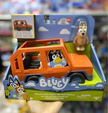  Xe đồ chơi Bluey Heeler Family Road Trip 4WD Vehicle 