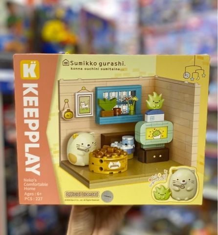  Đồ chơi lắp ráp KEEPPLAY Sumikko Neko's comfortable home K21210 
