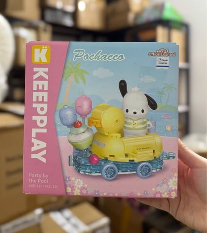  Đồ Chơi Lắp Ráp KEEPPLEY Sanrio Party by the Pool K20835 