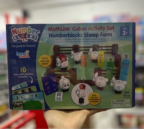  96093 Bộ học toán cùng trang trại cừu MathLink Cubes Numberblocks Sheep Farm Activity Set 