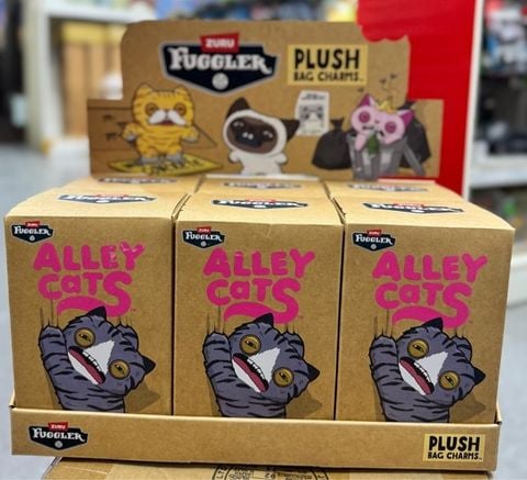  15789 Đồ Chơi Sưu Tầm Hộp Mù ZURU TOYS Fuggler Alley Cat Keyrings 5