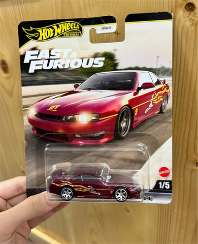  Xe mô hình JBL99 Hot Wheels Fast and Furious Nissan 240SX (S14) Red 