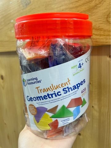  LER1766 Bộ hình học 2D trong suốt - Translucent Geometric Shapes 