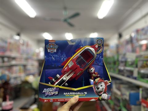  6065229 -Paw Patrol Aqua Pups Marshall's Dolphin Vehicle 