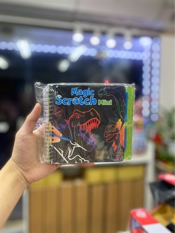  Dino world mini magic-scratch book 