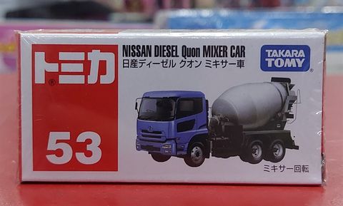  Tomica 53 - Nissan Diesel Quon Mixer Car 