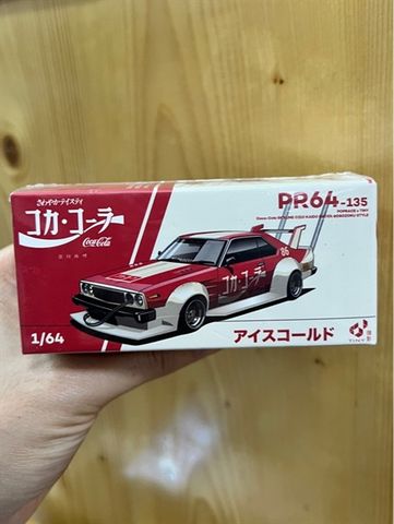  PopRace PR640135 SKYLINE C210 KAIDO RACER (BOSOZOKU STYLE) - COCA COLA JP 