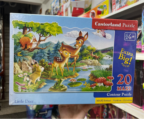  Xếp hình puzzle Nai con bé nhỏ 20 mảnh Maxi CASTORLAND C-02177 