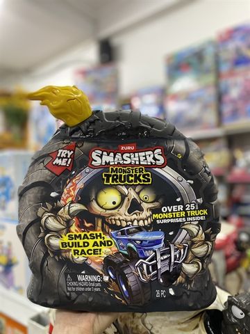  Smashers Monster Truck Surprise by ZURU - Yellow 