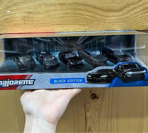  8502005000 Bộ 5 Đồ Chơi Xe Mô Hình MAJORETTE Black Edition 5 Pieces Giftpack 